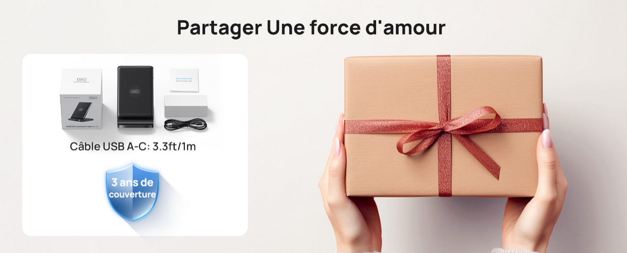 Station de charge USB-C 15W