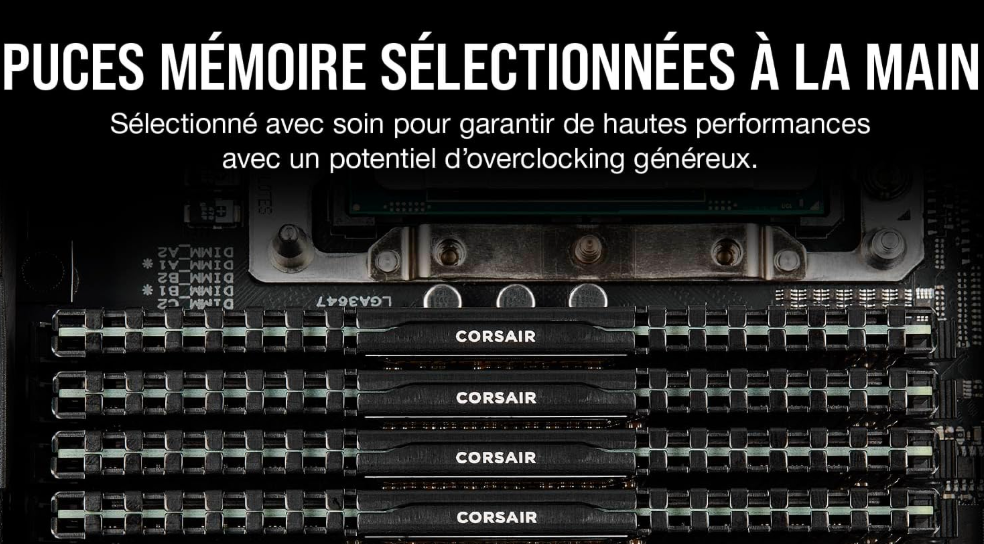 Corsair Vengeance 32 Go (2 x 16 Go) DDR4 3600MHz Mémoire Optimisée AMD