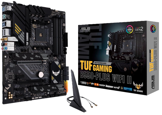ASUS TUF GAMING B550-PLUS WI-FI II – Carte mère AMD B550 Ryzen AM4 ATX