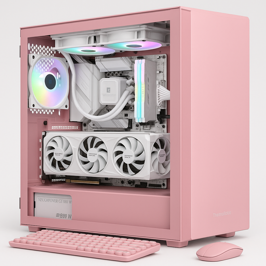 🎀 Frisson rose, le PC gaming puissant et doux 🎀 Pack clavier Souris OFFERT !