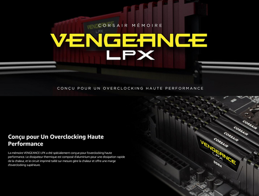Corsair Vengeance 32 Go (2 x 16 Go) DDR4 3600MHz Mémoire Optimisée AMD